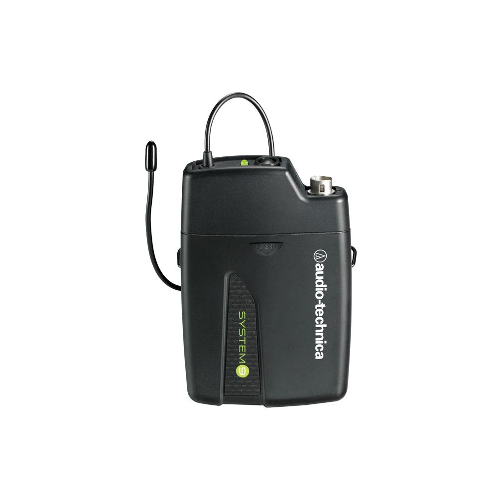 Audio Technica System 9 Bodypack Transmitter - Professional Wireless Microphone Transmitter for Live Performances, Presentations & Broadcast (Ideal for Musicians, Public Speakers & Content Creators)