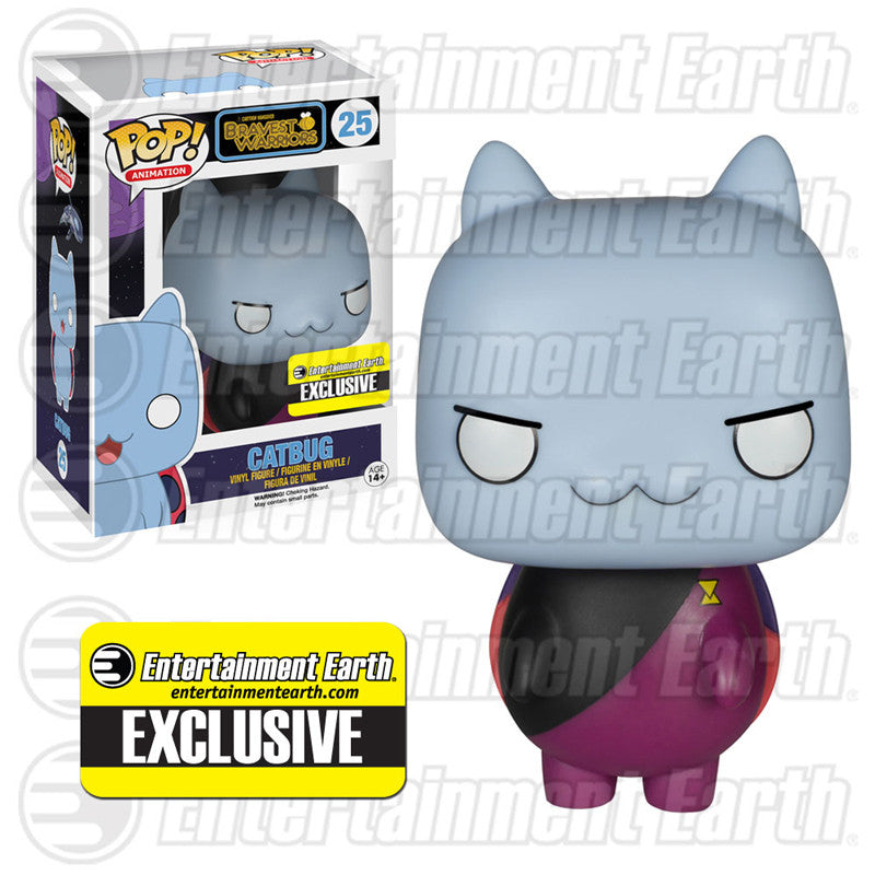 Bravest Warriors Commander Catbug Pop! Vinyl Figure - Entertainment Earth Exclusive Collectible Toy for Fans & Anime Lovers - Perfect for Display, Gifts & Pop Culture Collections