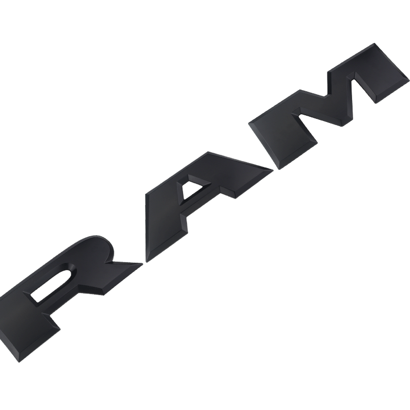 2015-2020 Ram 1500 Rear Tailgate Emblem Inserts - Custom Badge Letters for Truck Tailgate Decoration & Personalization (Perfect for Car Enthusiasts & Off-Road Adventures)