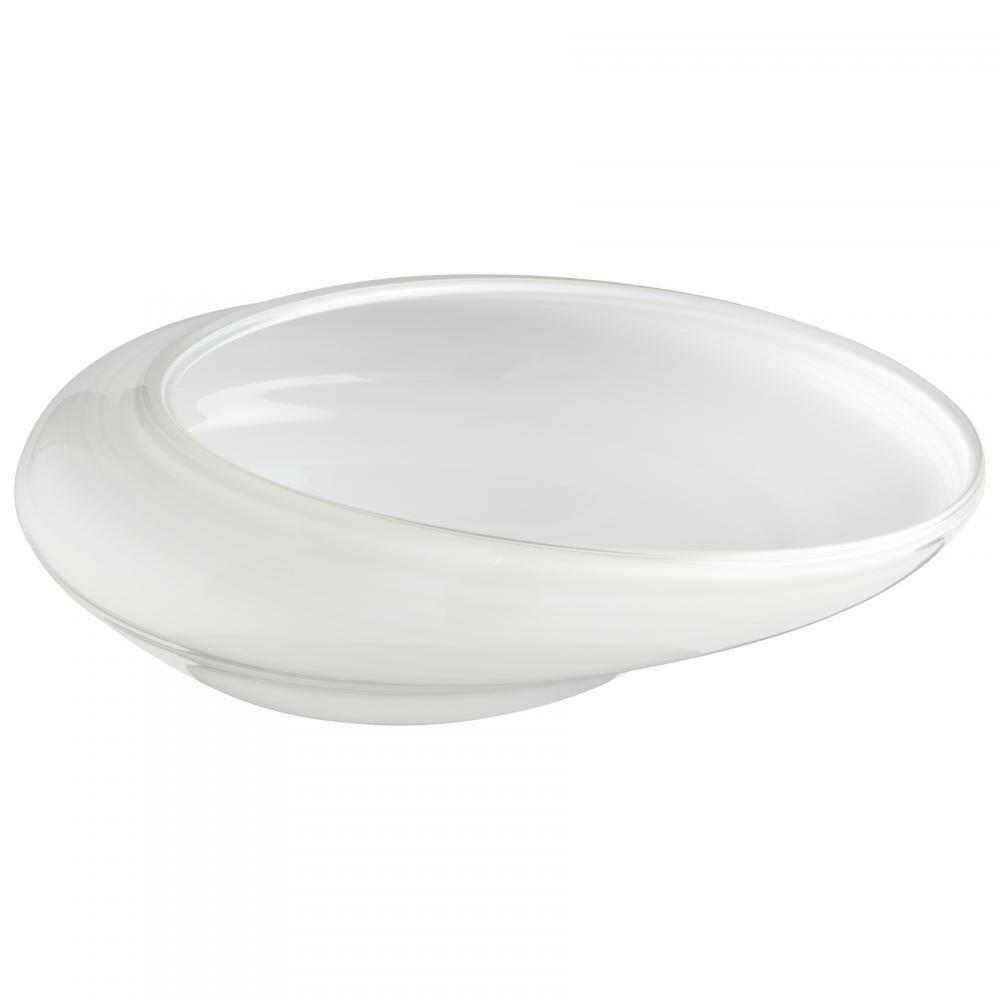 Cyan Design 06140 Small White Oyster Bowl - Perfect for Home Decor, Table Centerpiece, and Coastal Themed Dining