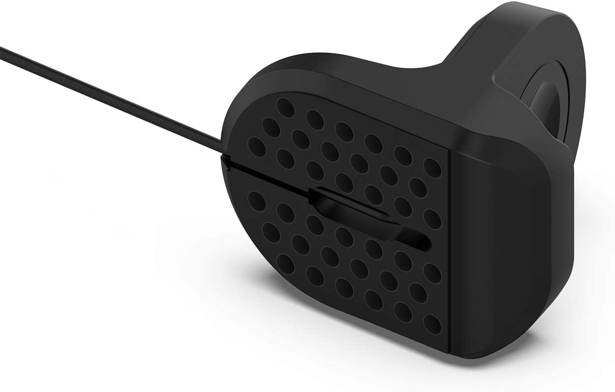 TUCANA Compact Stand for Samsung Galaxy Watch 7/7 Ultra/6/6 Classic/5/5 Pro/4 Series - Nightstand Charging Dock with LED Display (Black) - Perfect for Bedside, Office & Travel Charging