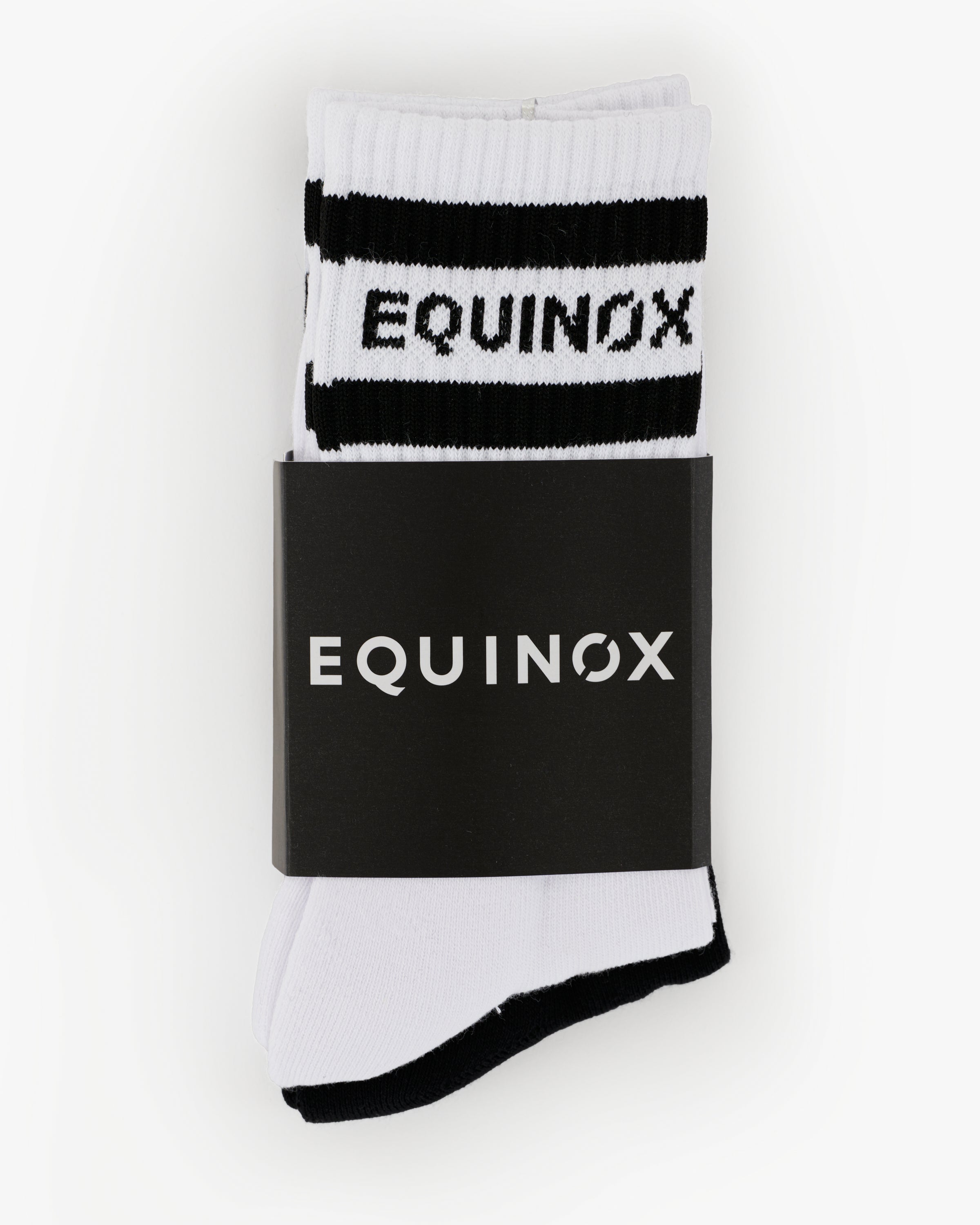 Equinox Tube Socks 2-Pack - Comfortable Athletic Crew Socks for Men & Women - Perfect for Running, Gym Workouts and Everyday Wear