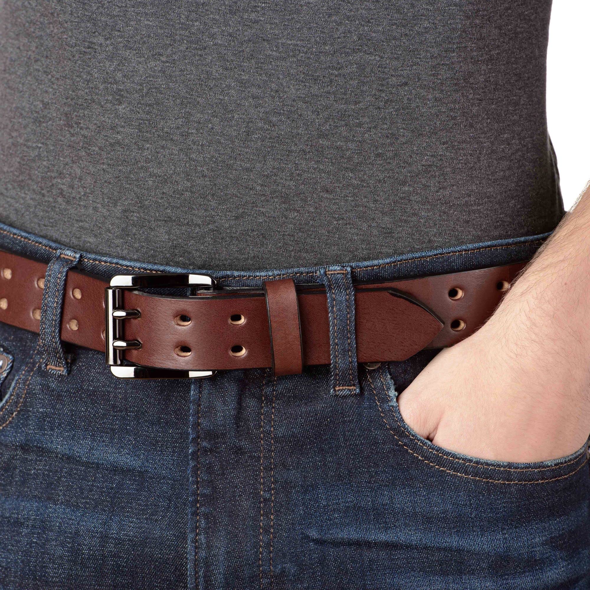 Premium Bullhide Leather Belt for Men - 1.50