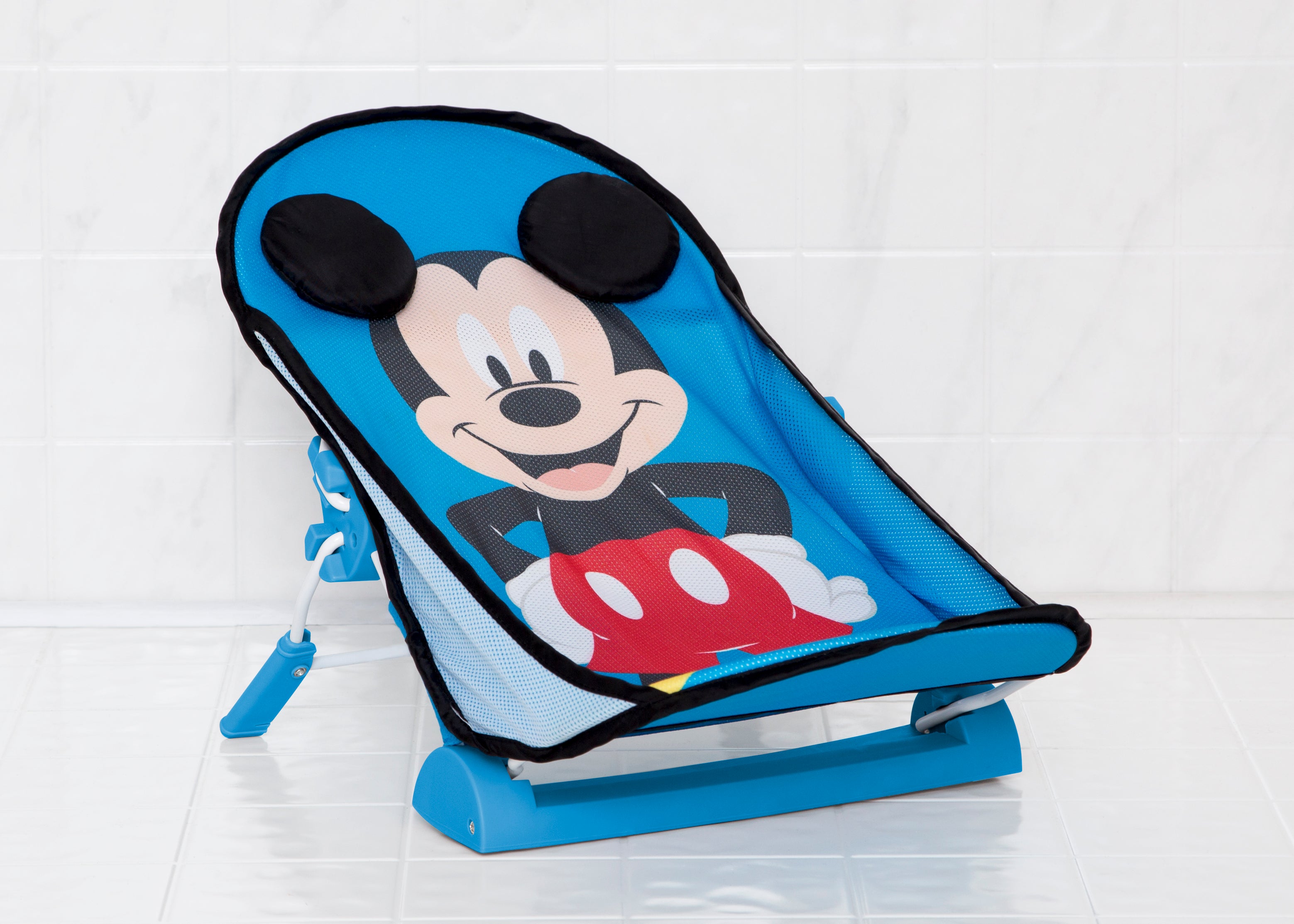 Mickey Mouse Baby Bathtub - Soft Infant Bath Tub with Non-Slip Design for Newborns & Toddlers - Perfect for Bath Time Fun & Safety in Nursery or Bathroom