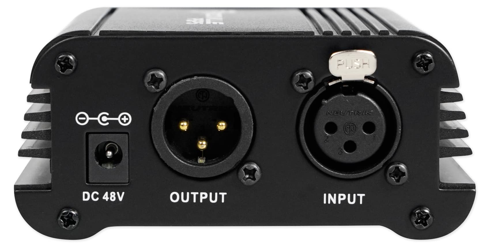 Rockville PSP5 Universal 48V Phantom Power Supply Box for Condenser Microphones - Professional Studio & Home Recording Equipment for Podcasting, Voice Overs & Music Production