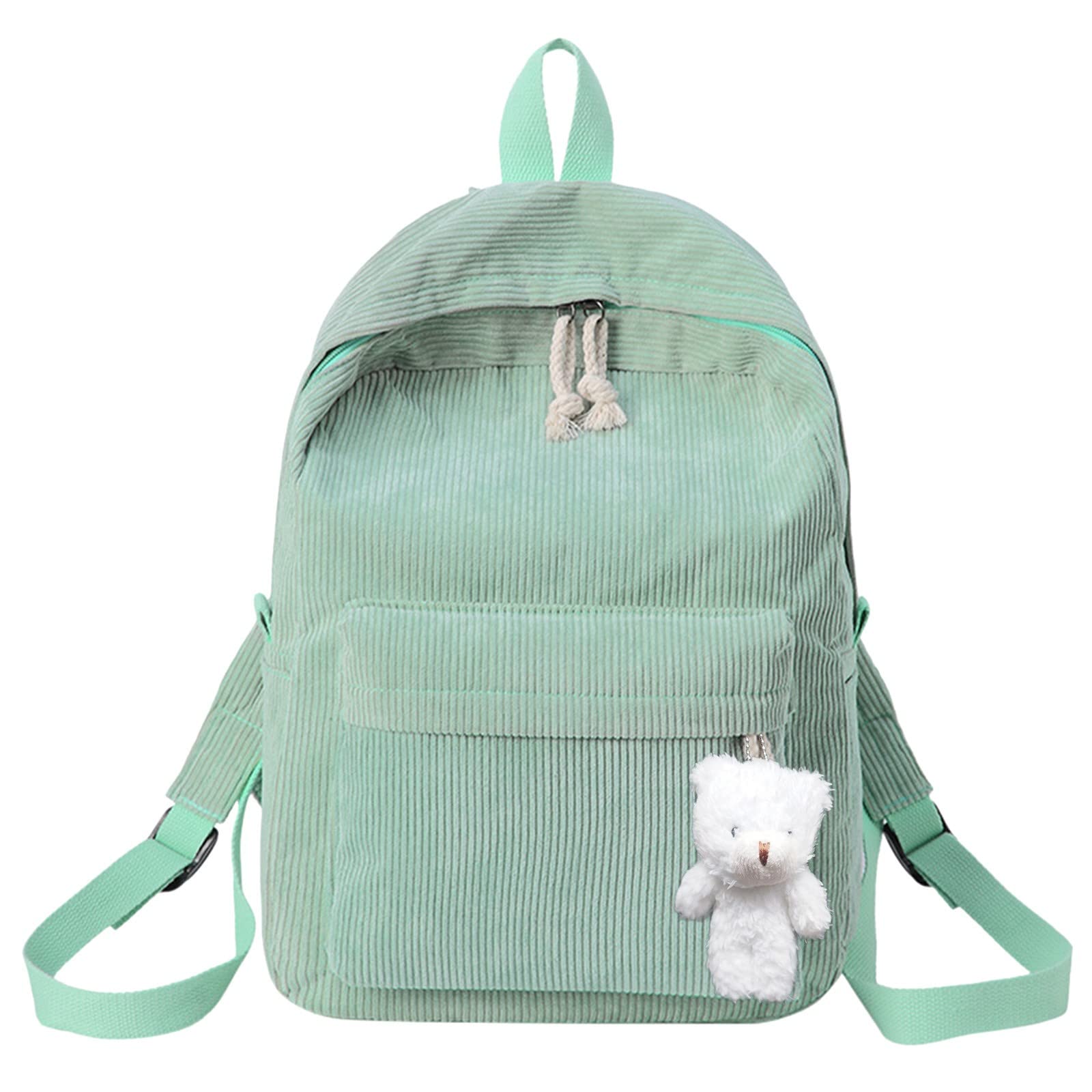 Lightweight College Backpack for Girls - Kawaii School Bookbag with Large Capacity, Simple Casual Design | Perfect for Campus, Travel & Daily Use