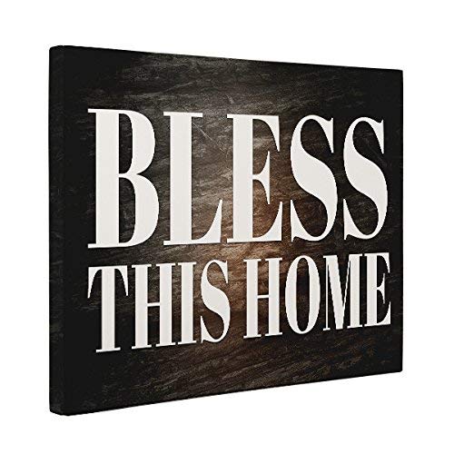 Bless This Home Canvas Wall Art - Inspirational Home Decor for Living Room, Bedroom & Office - Perfect Gift for Housewarming & Holidays