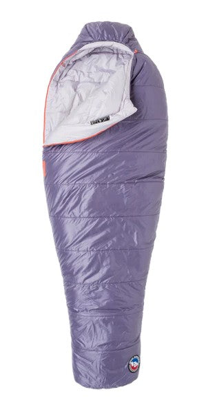 Big Agnes Anthracite 20 Women's Sleeping Bag - Lightweight & Waterproof for Backpacking, Camping & Hiking - Perfect for Cold Weather Outdoor Adventures