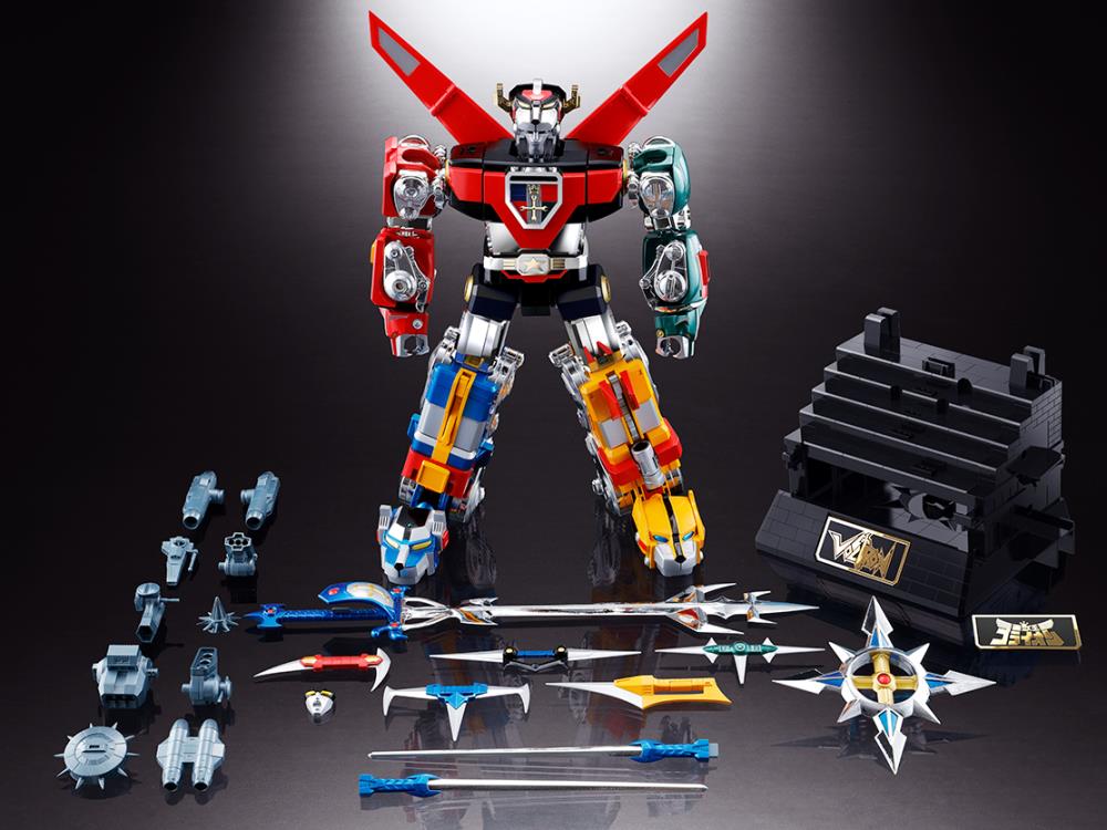 Bandai Soul of Chogokin GX 71SP GoLion Voltron 50th Anniversary Edition Collectible Action Figure - Perfect for Anime Fans, Display & Gift Giving