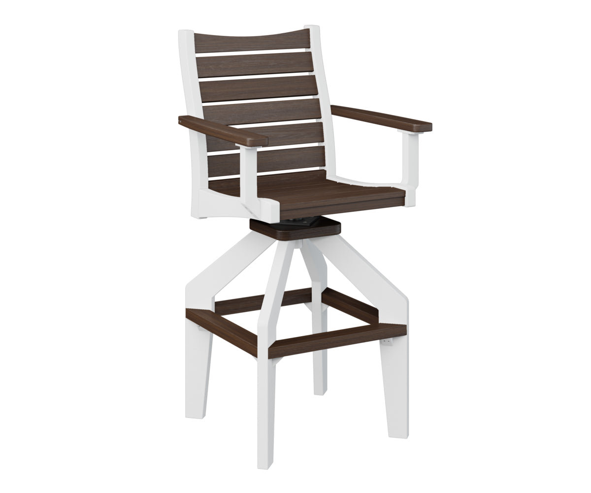 Berlin Gardens Bristol Swivel XT Chair - Heavy Duty Outdoor Patio Dining Chair with 360° Rotation, Weather-Resistant & Comfortable - Perfect for Backyard, Deck, Garden, and Poolside Relaxation