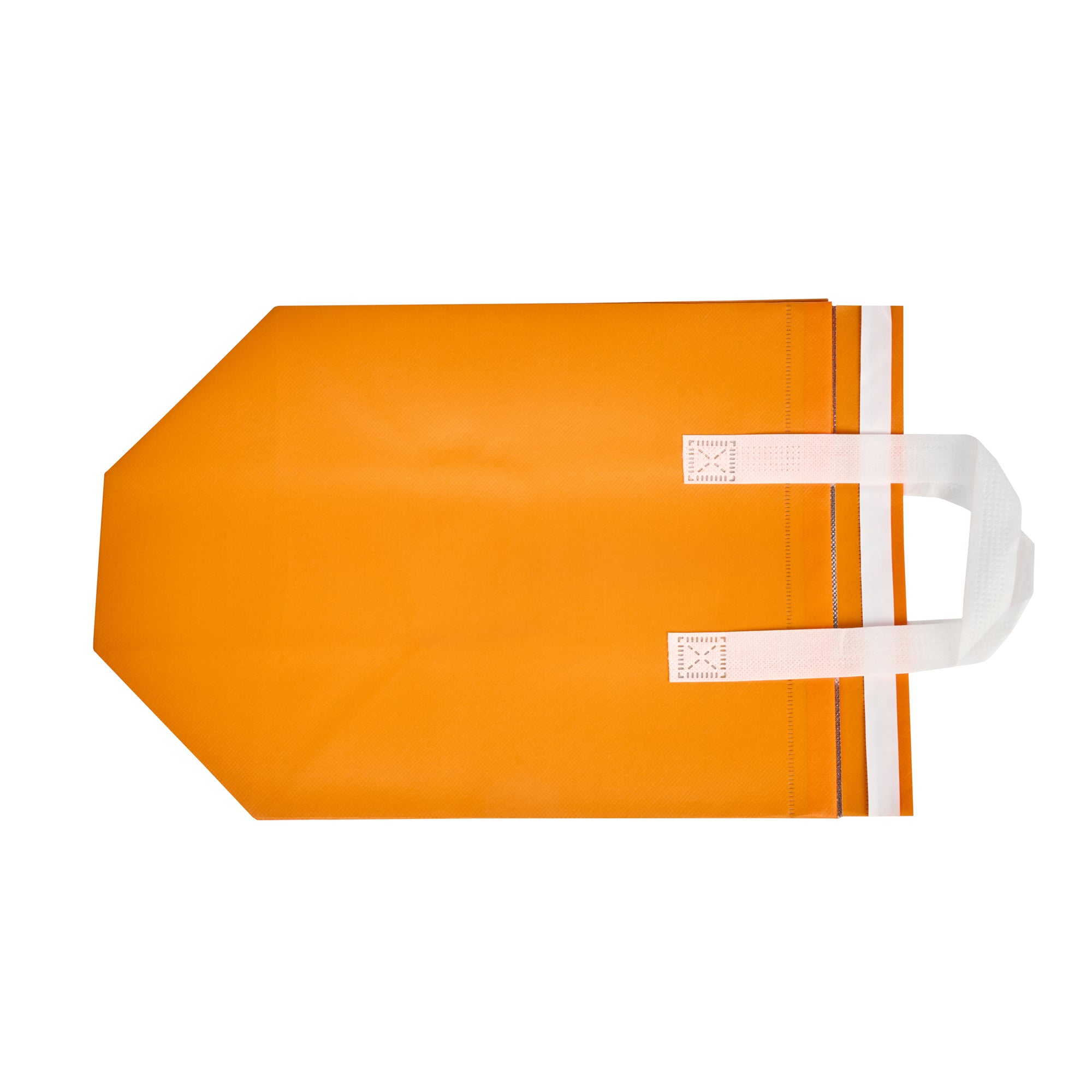 Insulated Orange Take Out Bags - Tamper Evident Food Delivery Bags (10.25