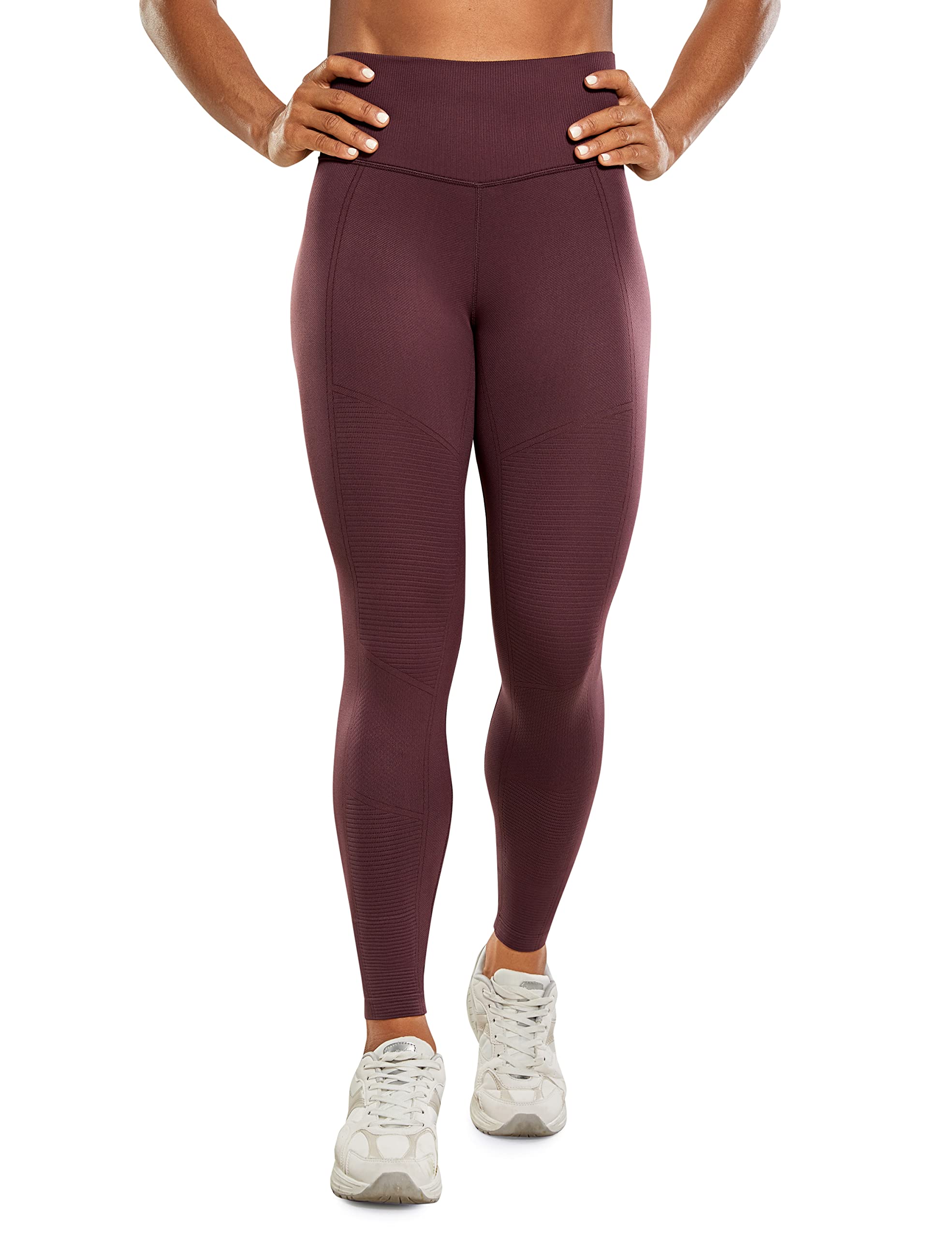 CRZ YOGA Women's High Waisted Seamless Workout Leggings - 25