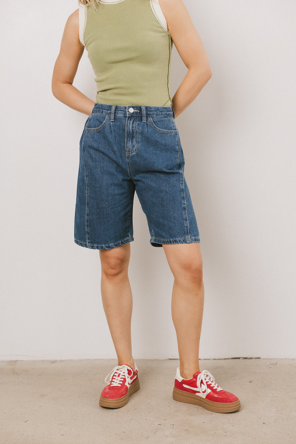 Kenny Denim Shorts for Men - High Waisted Stretch Comfortable Denim Shorts | Casual Summer Wear, Beach Outfits, Street Style Fashion