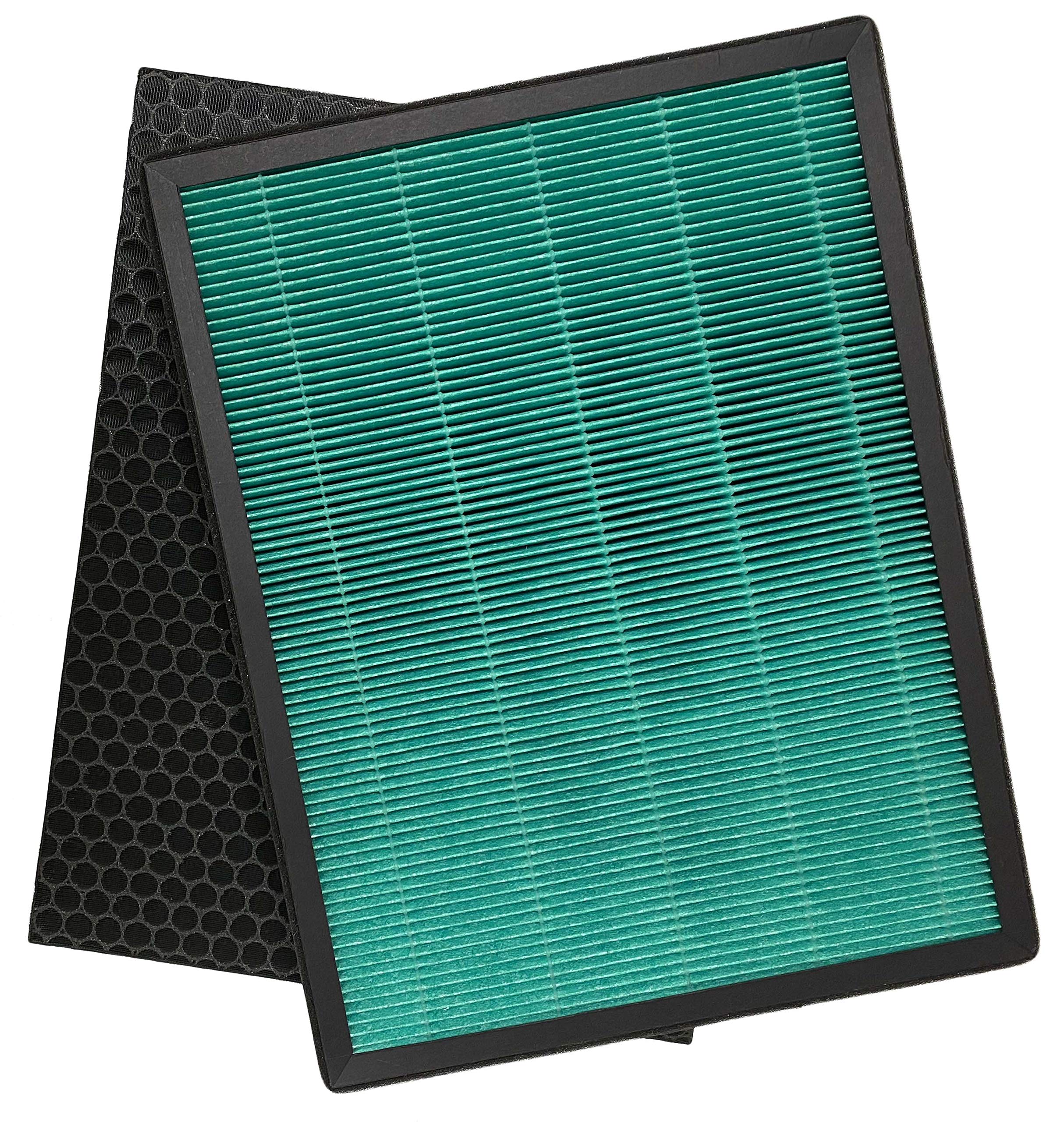 Nispira True HEPA Filter with Activated Carbon Pre-Filter Kit - Replacement for Rabbit Air BioGS 2.0 Ultra Quiet Air Purifier (Models SPA-550A & SPA-625A) - 1 Pack - Improves Air Quality for Allergies, Pets & Home Use