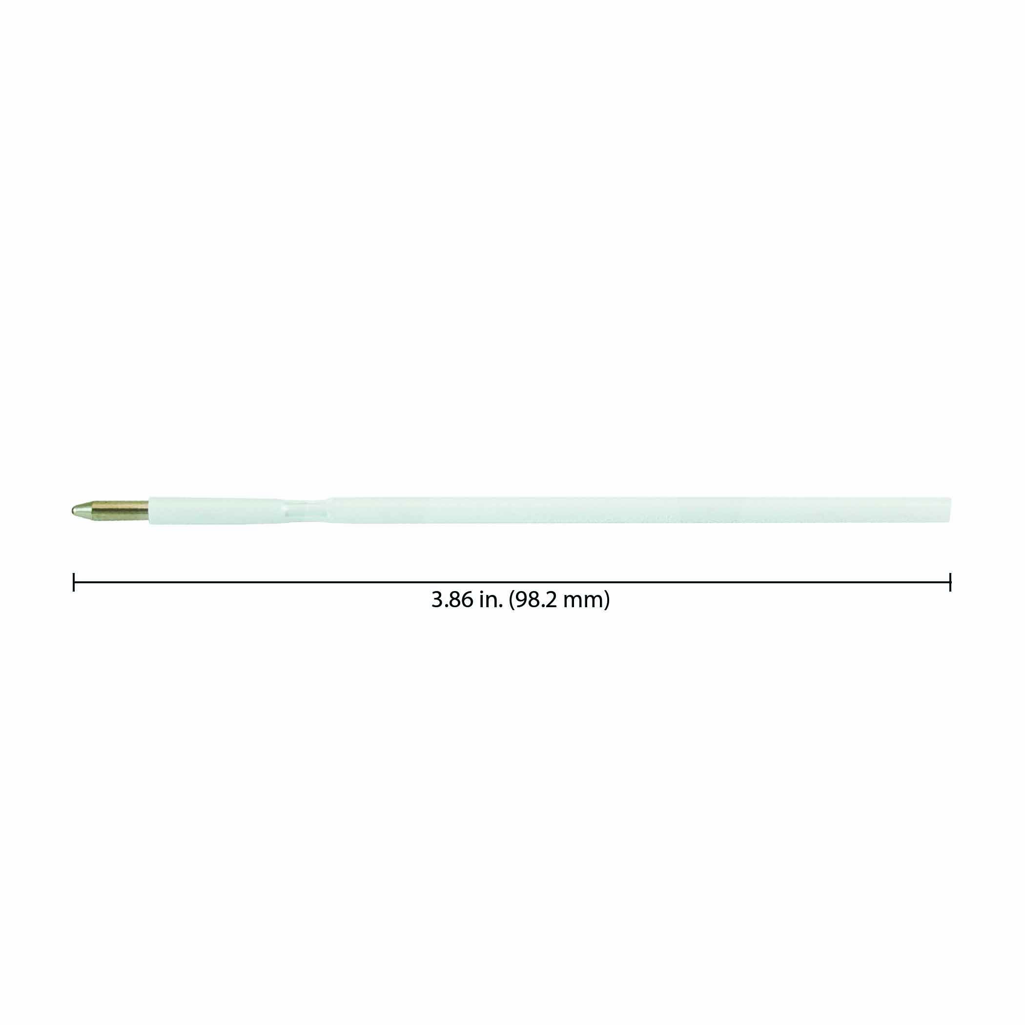 Monteverde Ballpoint Pen Refills - 200 Pack - Compatible with Pilot and Papermate Pens - Smooth Writing Ink for Office, School & Home Use