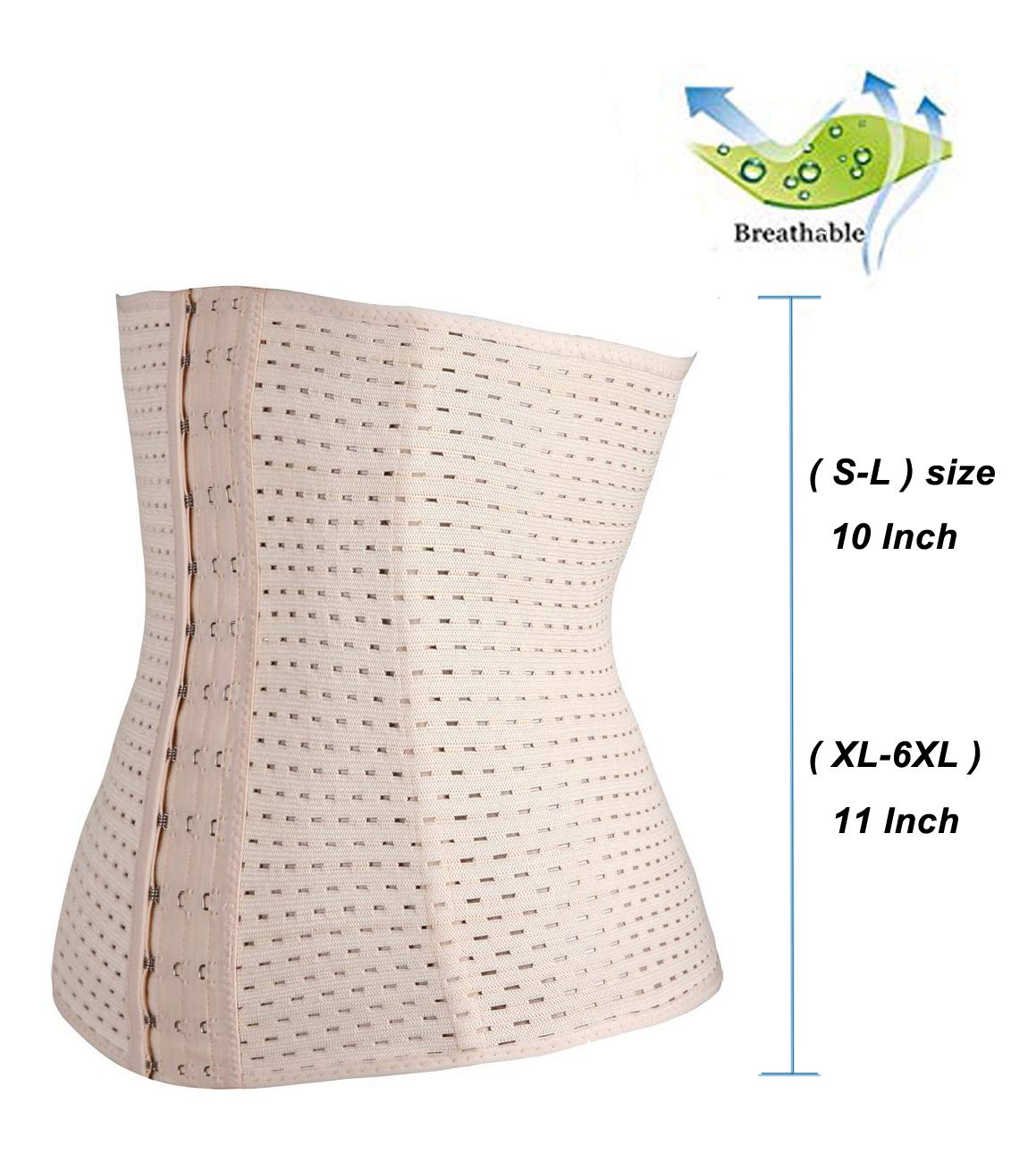 Waist Trainer Corset for Women - Breathable & Invisible Waist Shaper, Tummy Control Cincher for Weight Loss, Postpartum Recovery & Body Shaping | Perfect for Workouts, Daily Wear & Special Occasions