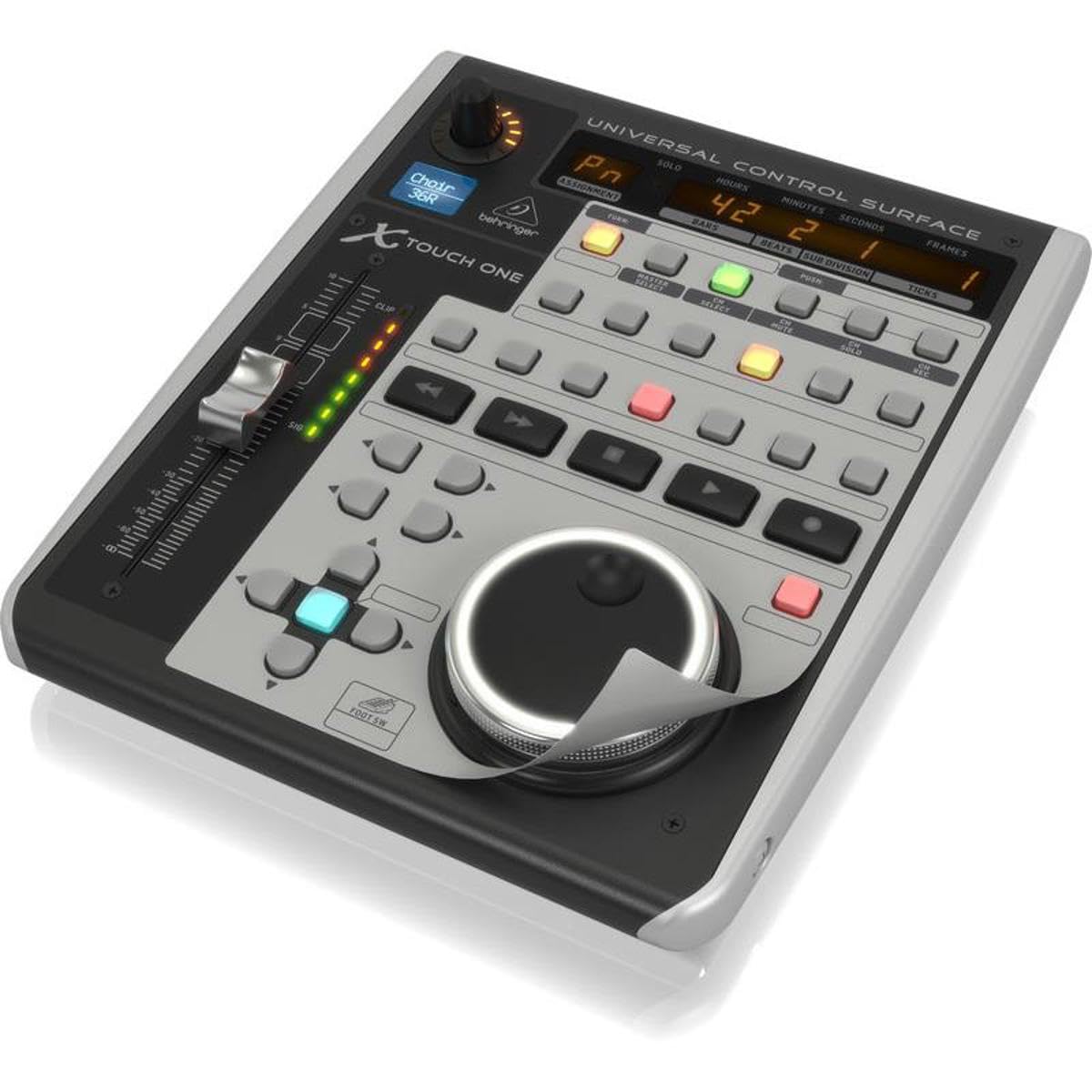 Behringer X-Touch One USB MIDI Controller - Compact DAW Control Surface for Music Production & DJing | Perfect for Home Studios, Live Performances & Audio Editing