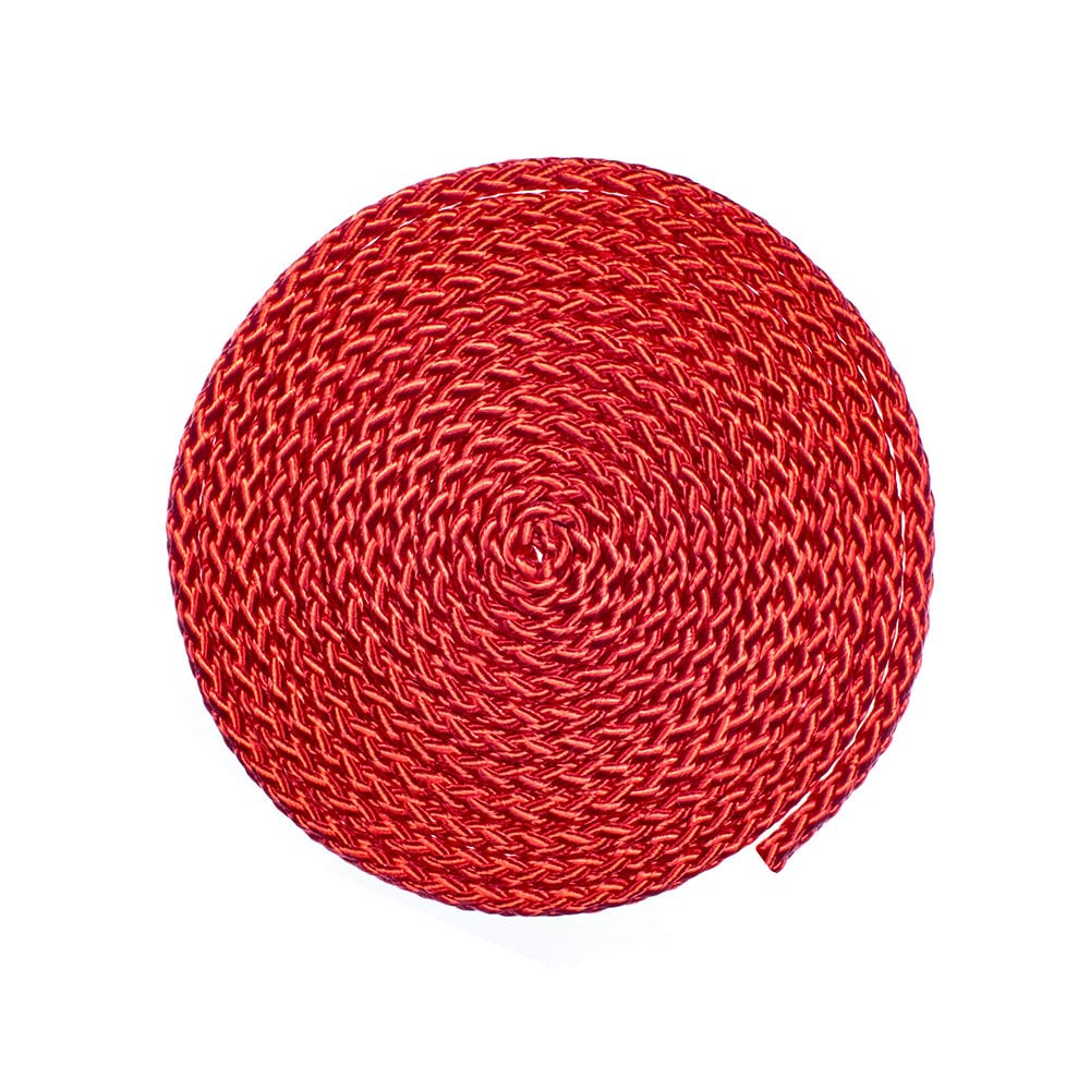 Diamond Braided Nylon Rope - Heavy Duty All-Purpose Rope for Camping, Boating, Hiking & Outdoor Activities - Weather Resistant & Durable Cordage