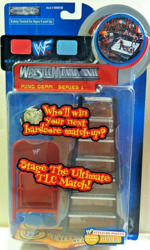 2000 WWF Jakks Pacific Ring Gear Series 1 Wrestling Action Figures - Collectible Toys for Ultimate TLC Match Battles | Perfect for WWE Fans & Display Collections
