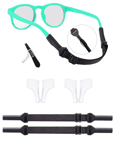 2pcs Black & 2 Pair Ear Grips