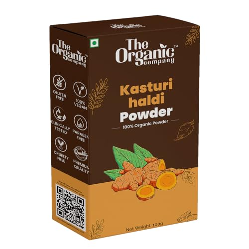 Organic Kasturi Haldi Powder for Brightening & Glowing Skin - 100% Pure Wild Turmeric Face Mask for Skin Care, Anti-Aging & Dark Spot Removal - Natural Beauty Treatment for Face & Body - Perfect for DIY Skincare, Spa Days & Ayurvedic Beauty Rituals