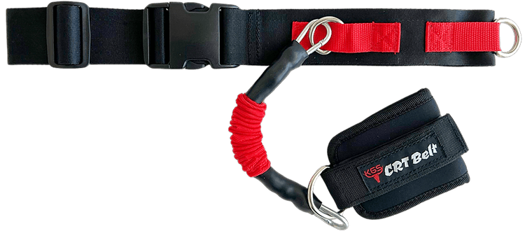CRT Catcher's Resistance Training Belt - Baseball & Softball Strength Training Equipment for Pitchers & Catchers | Improve Throwing Power & Endurance