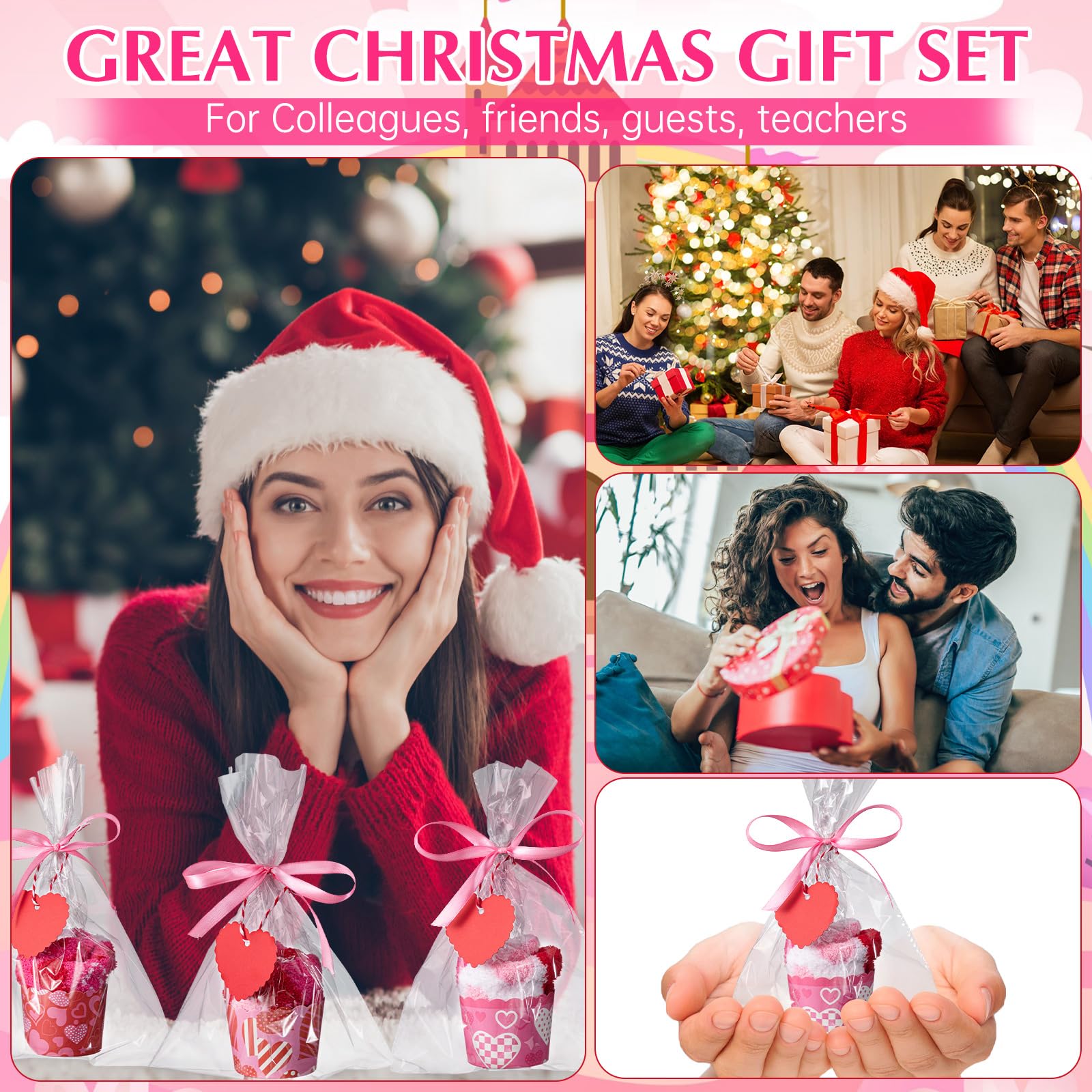 24 Pairs Bulk Fuzzy Socks for Women - Soft Fluffy Cupcake Design Socks - Perfect Gift for Teachers, Colleagues & Friends - Cozy Winter Socks for Home, Office & Lounge Wear