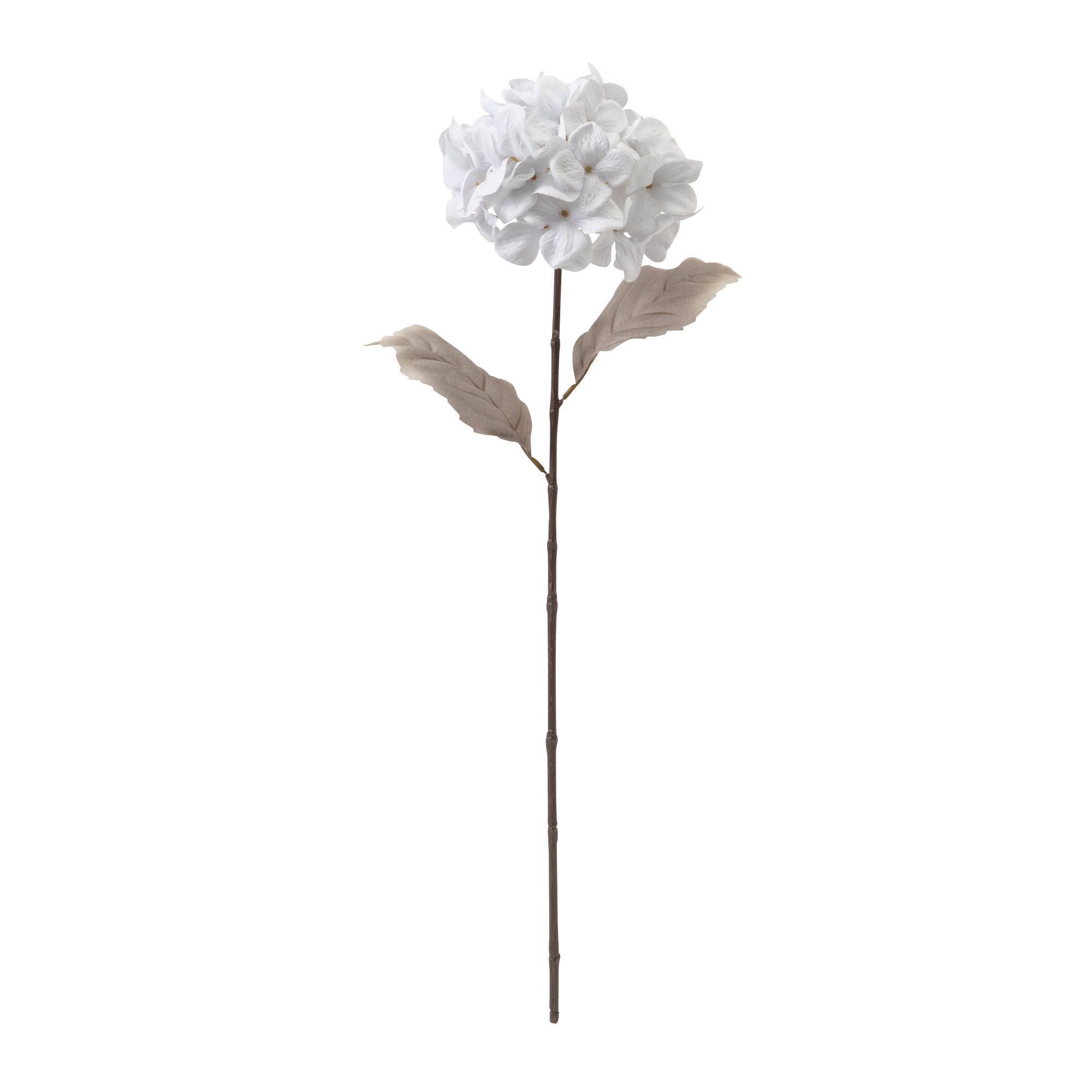 White Hydrangea Artificial Flowers - Realistic Fake Floral Decor for Home, Wedding, and Party Arrangements