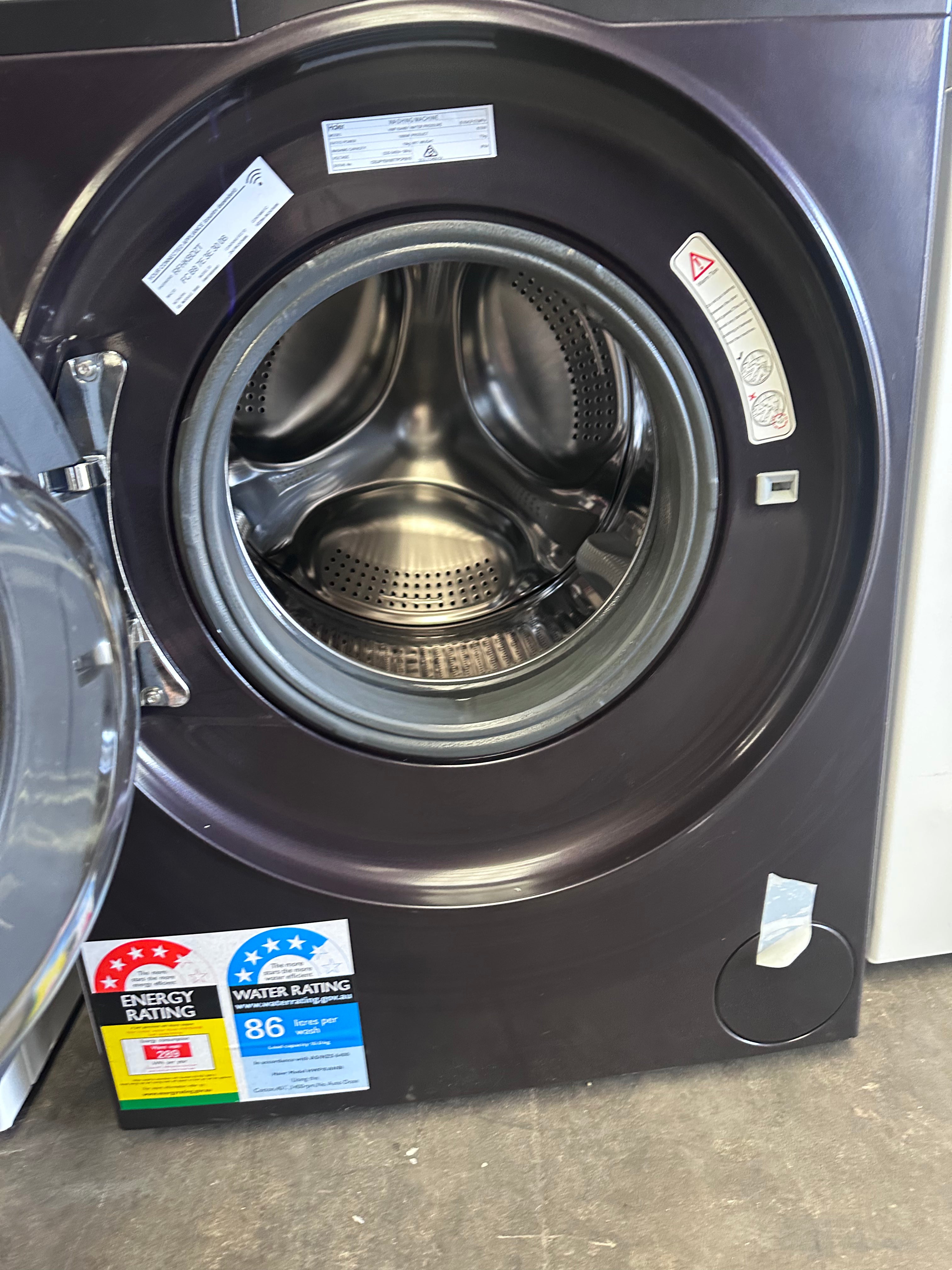 Haier 10kg Front Load Washing Machine - Energy Efficient, Quiet Operation - Perfect for Apartments & Small Homes - Factory Second Quality