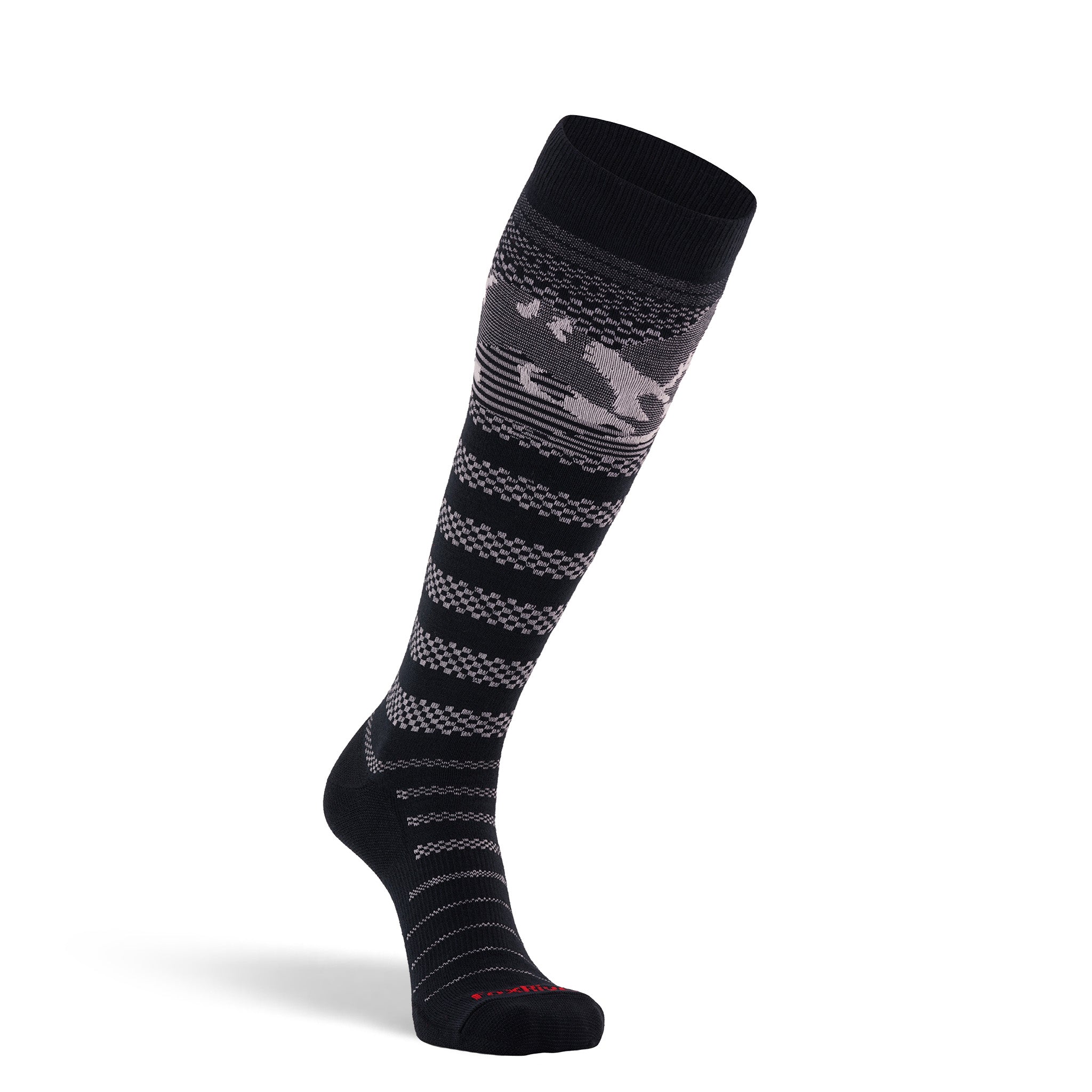 Chatter Ultra Lightweight Over the Calf Ski and Snowboard Socks - Warm & Moisture-Wicking Performance Socks for Winter Sports & Outdoor Activities