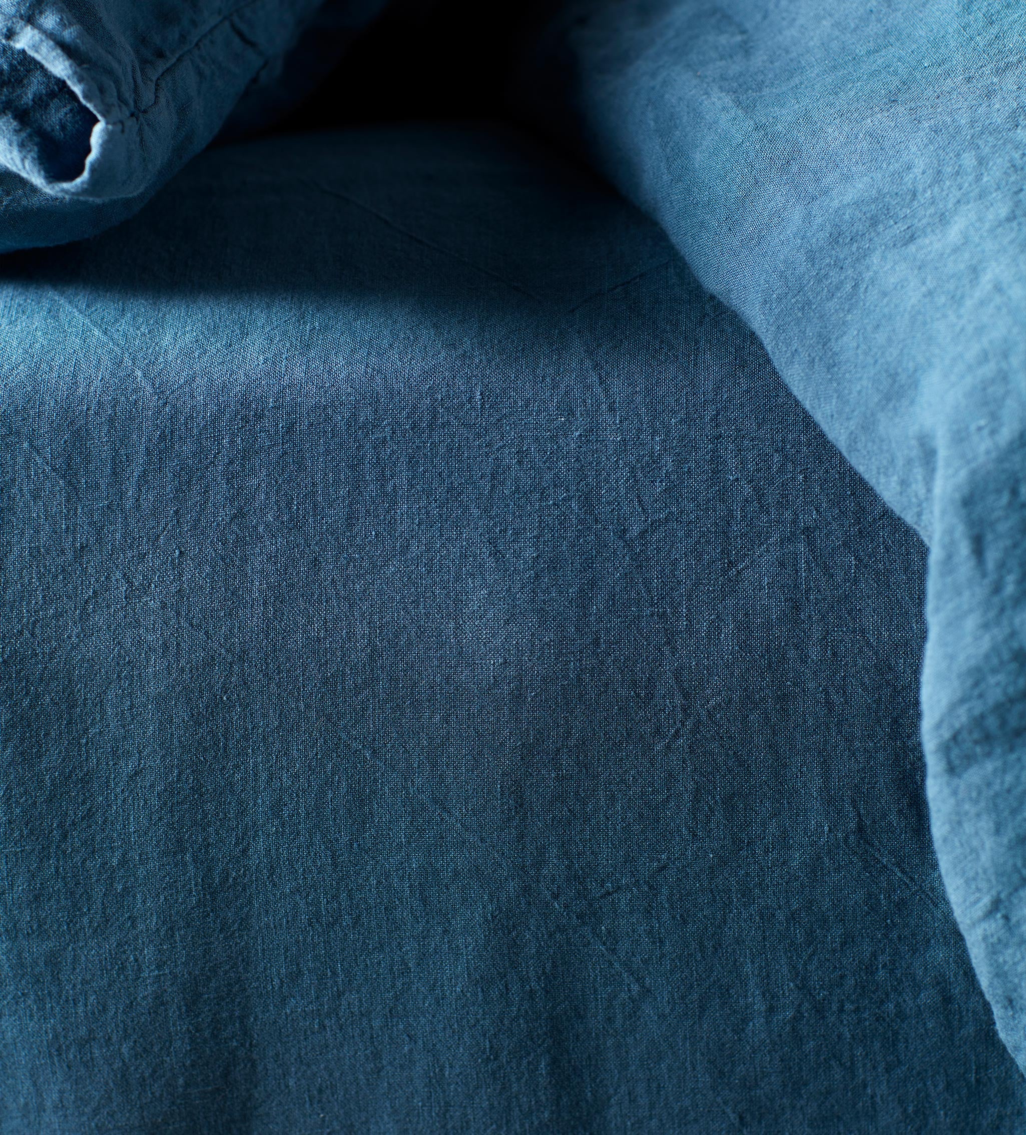 100% Linen Duvet Cover Set - Soft & Breathable Peacock Blue Bedding - Perfect for Summer, Guest Rooms & Boho Chic Bedroom Decor