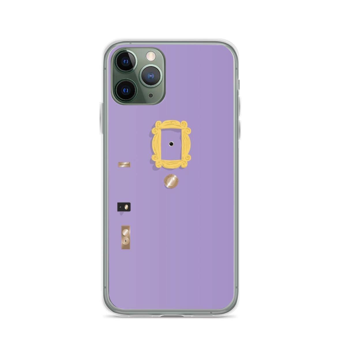 Apartment Door Design Phone Case for iPhone 15 14 13 12 11 Pro Max Mini X Xs Xr 8 7 6 6s Plus - Clear Transparent Protective Cover - Perfect for Home, Office & Daily Use