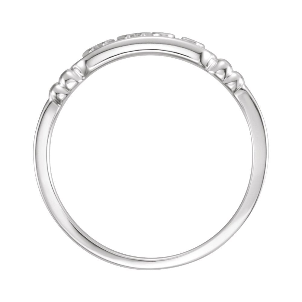 Jewels By Lux 925 Sterling Silver WWJD Ring for Women - Polished Religious Jewelry - Perfect for Church, Bible Study & Christian Gifts