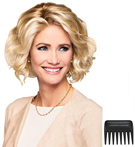 Gabor Sweet Talk Large Wig Bundle - 3 Items (Wig, Q&A Booklet & Wide Tooth Comb) | Color GL11-25SS | Perfect for Cosplay, Costume Parties & Everyday Styling