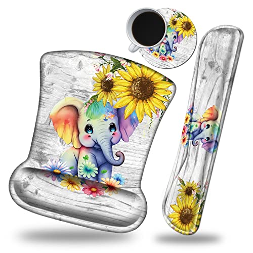 Cute Elephant Sunflower