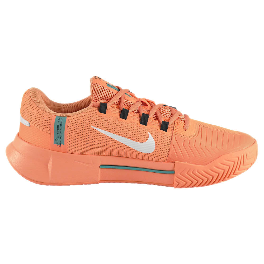 Nike Men's Air Zoom GP Challenge 1 Basketball Shoes - Apricot Agate/Obsidian Colorway | High-Performance Cushioning for Court Play & Casual Wear
