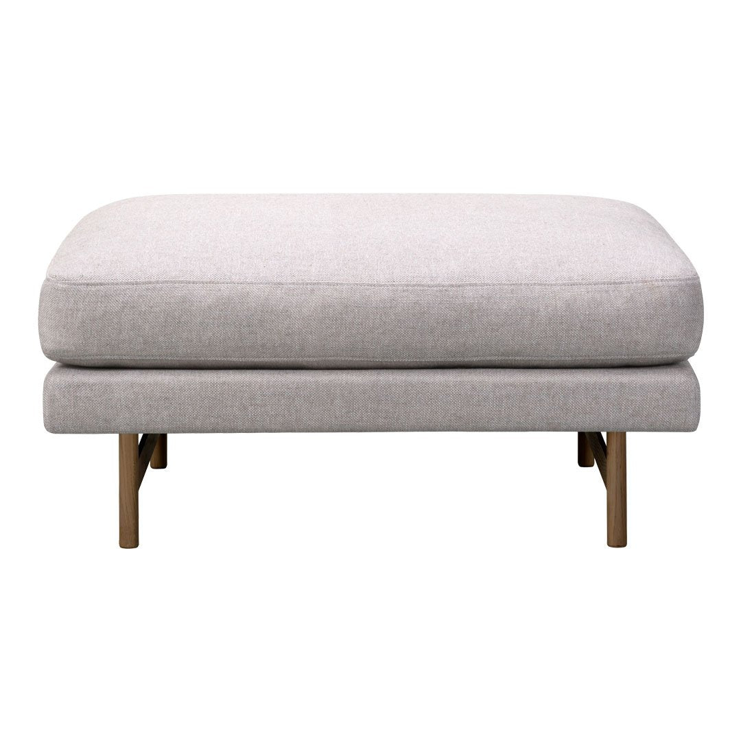 Calmo Ottoman 80 - Solid Wood Base Storage Ottoman with Tufted Top | Perfect for Living Room, Bedroom & Home Decor