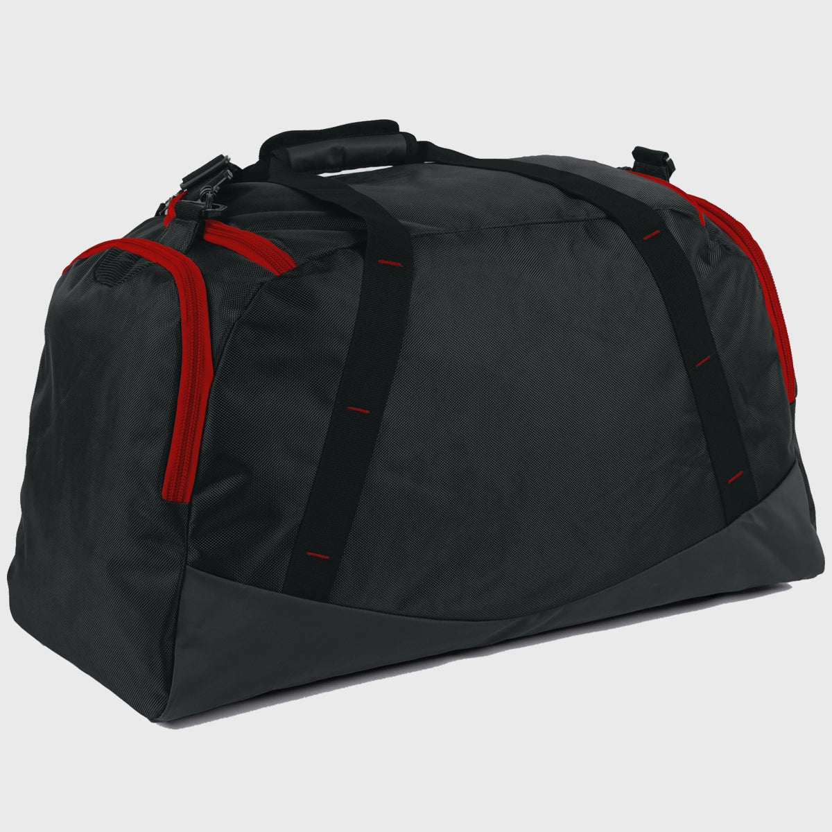 Gilbert Club V4 Rugby Holdall Bag - Durable Sports Duffel for Rugby Gear, Black/Red - Perfect for Training, Matches & Travel