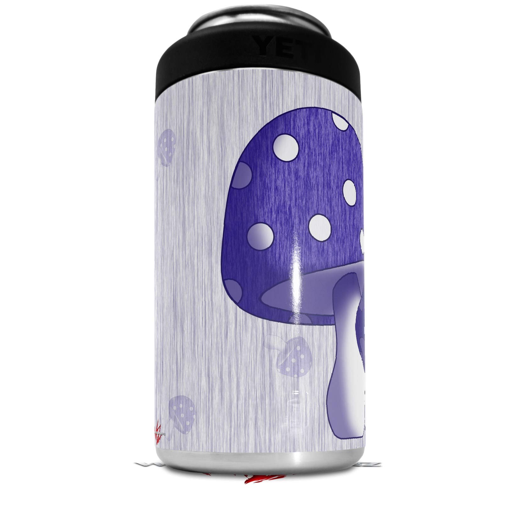 Premium Skin Decal Wrap for Yeti 16oz Tall Colster Can Cooler - Mushroom Purple Design | Cooler Not Included | Perfect for Outdoor Camping, Picnics & Tailgating Parties