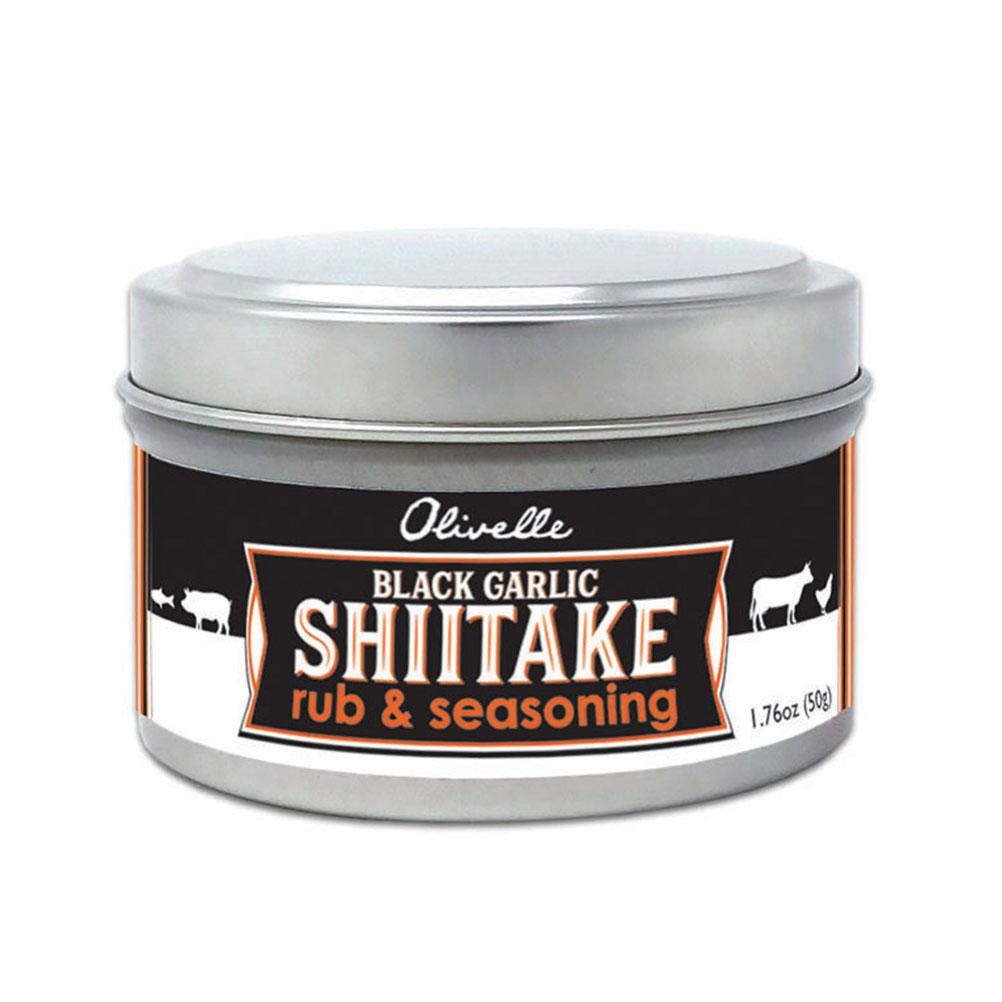 Organic Black Garlic Shiitake Mushroom Seasoning Rub - Premium Gourmet Spice Blend for Steak, Chicken & Vegetables - Perfect for Grilling, Roasting & Meal Prep