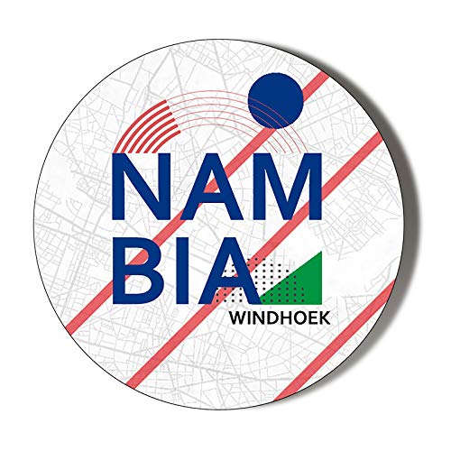 NAMBIA - WINDHOEK - 58mm Compact Mirror for Makeup & Travel | Portable Vanity Mirror with Case | Perfect for Purses, Cosmetics Bags & On-the-Go Touch Ups