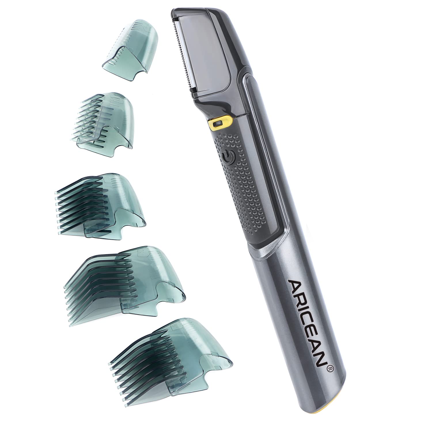 Professional Electric Hair Clipper & Body Groomer Kit - Multi-Use Trimmer for Beard, Hair Cutting & Body Shaving with Attachments | Home Haircut & Personal Grooming Essential (Battery Not Included) | Perfect for Men's Grooming, Travel & DIY Haircuts