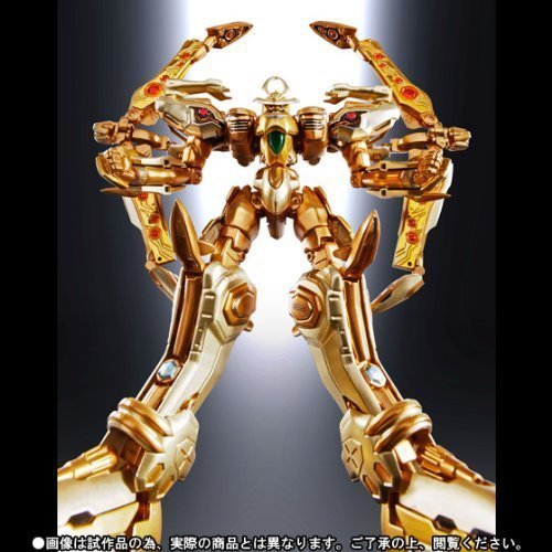 Bandai Super Robot Chogokin Gold Solar Aquarion Action Figure - Collectible Anime Robot Toy for Display & Play | Perfect for Anime Fans & Collectors