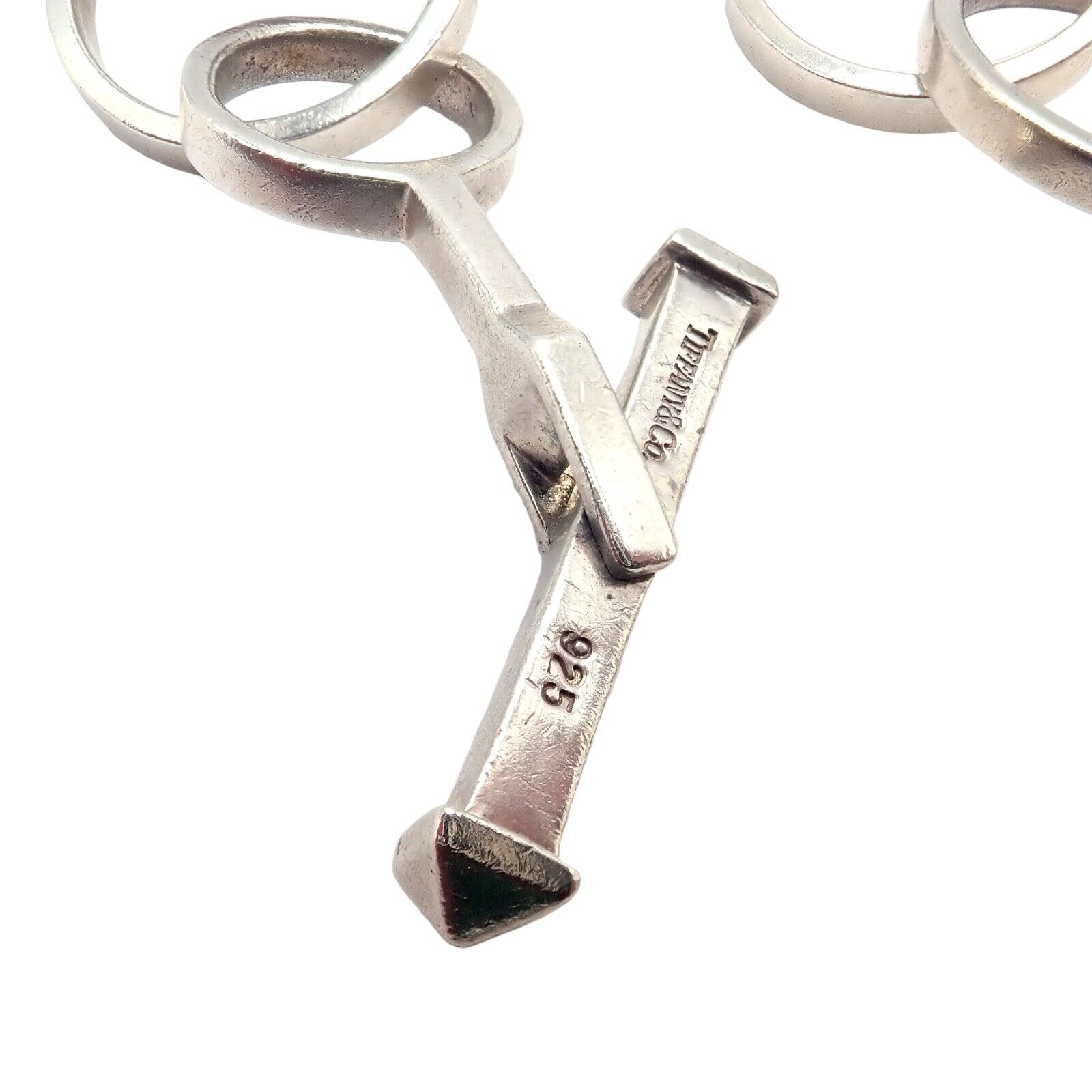 Tiffany & Co Picasso Sterling Silver Circle Link Long 34