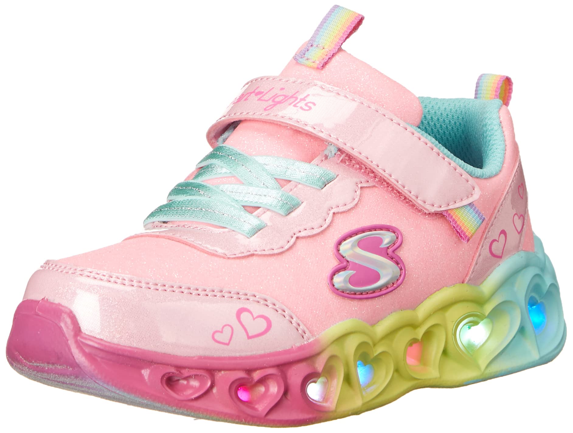 Skechers Heart Lights Sneakers for Kids - Light-Up Shoes for Boys & Girls - Comfortable & Stylish for School, Play & Running