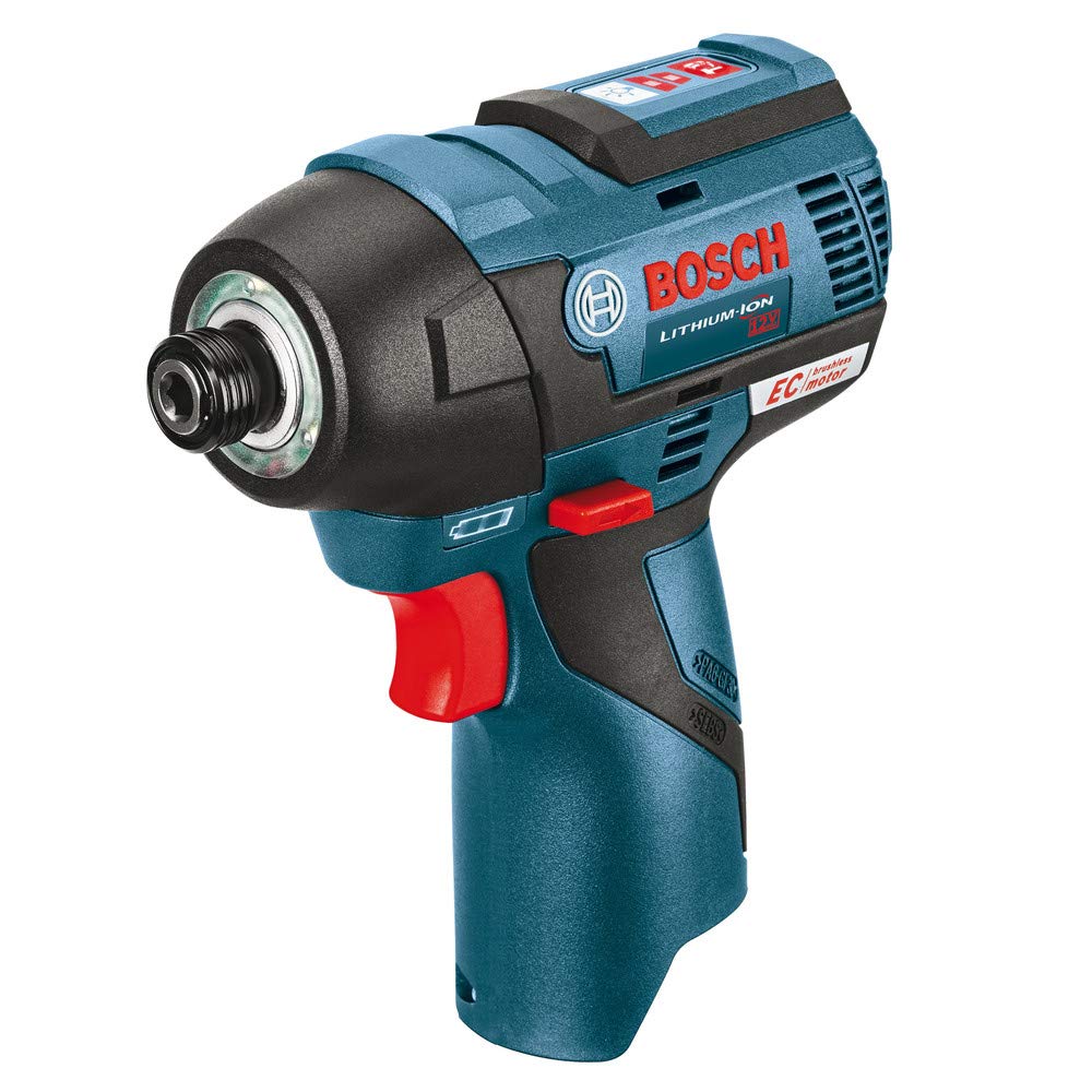 BOSCH PS42N 12V Max Brushless Impact Driver - Cordless Power Tool for DIY Projects, Home Repairs & Professional Construction Work (Bare Tool)