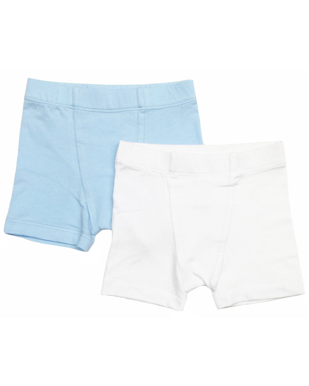 Blue & White 2-Pack Cotton Boxer Briefs for Men - Soft Breathable Underwear for Everyday Comfort | Workout, Lounge & Sleep Wear
