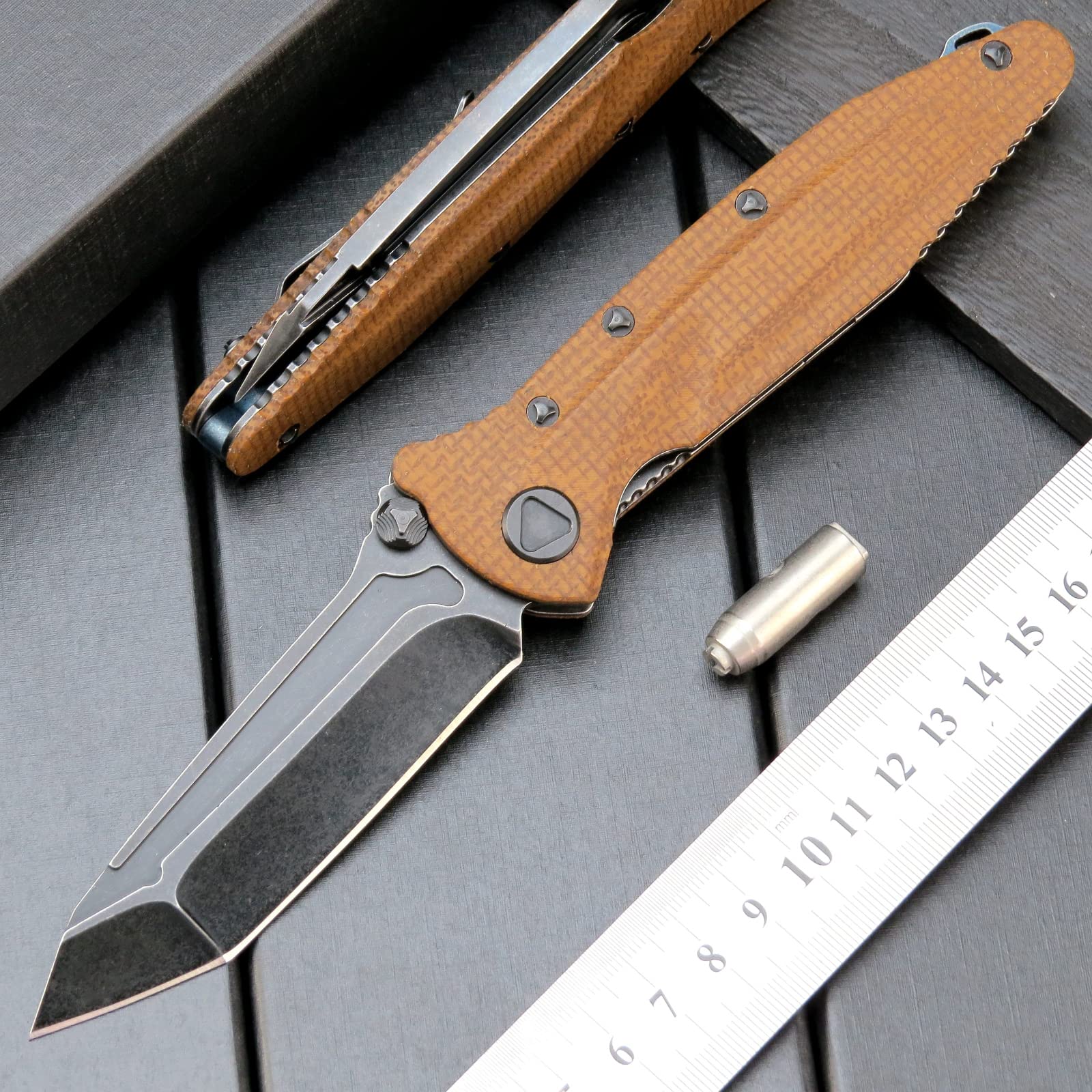 Eafengrow EF55 Outdoor EDC Folding Knife - Tactical Survival Tool for Camping, Hiking, Hunting & Everyday Carry (EDC)