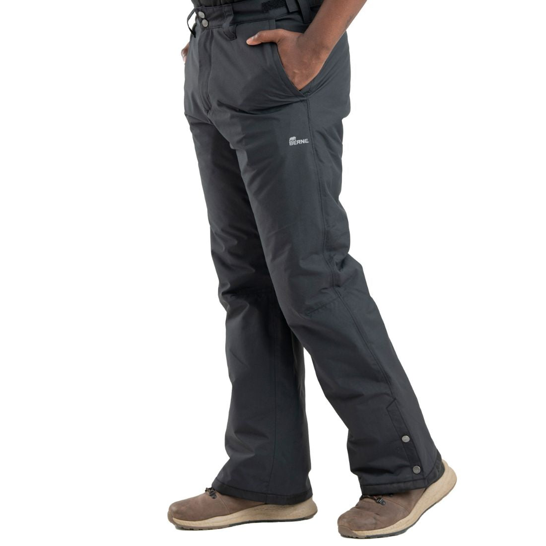Berne Coastline Men's Waterproof Insulated Storm Pants RP28 - Winter Snow Hiking, Fishing & Outdoor Workwear for Cold Weather Protection