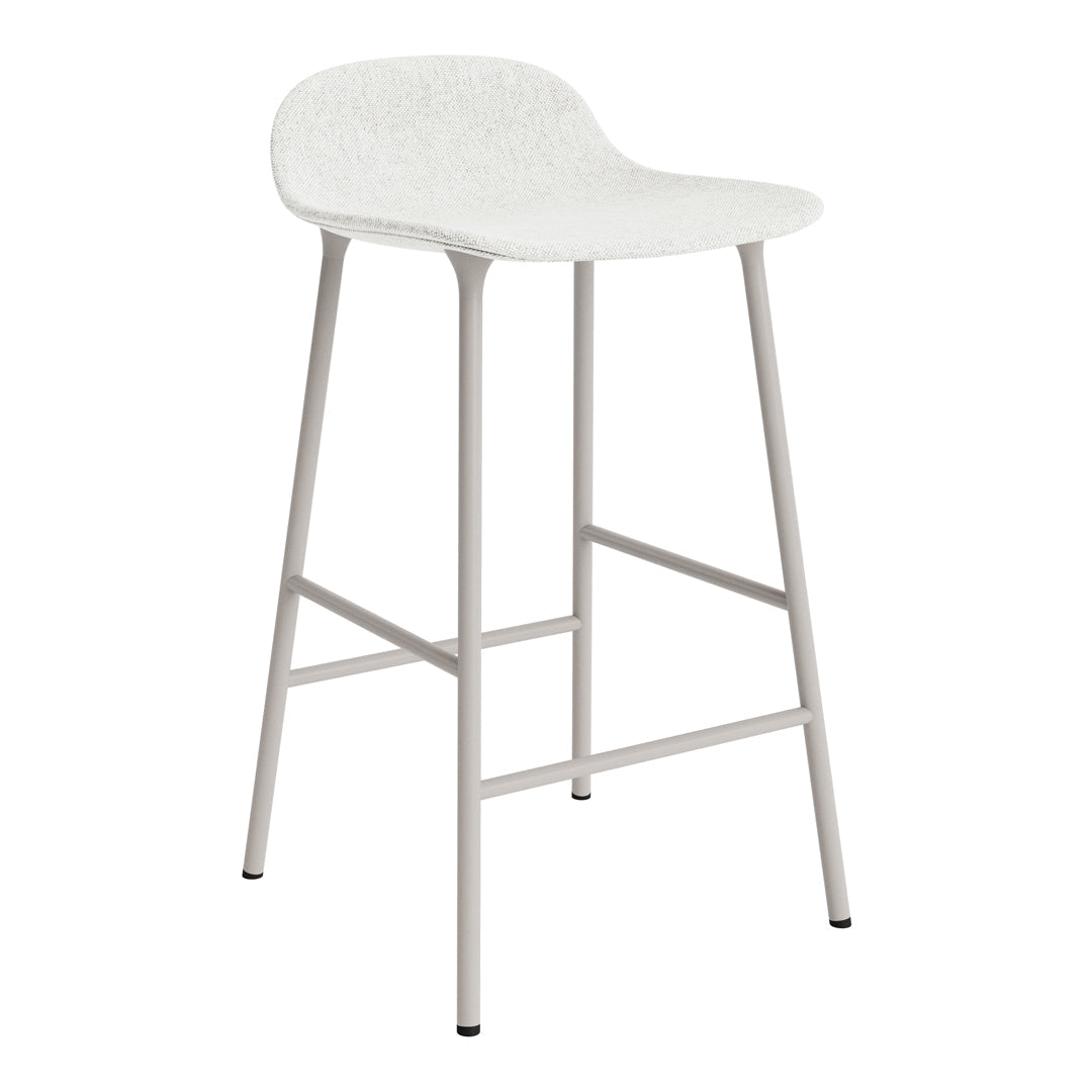 Modern Form Counter Stool with Sturdy Metal Legs & Comfortable Upholstered Seat - Perfect for Kitchen Islands, Breakfast Bars & Home Decor